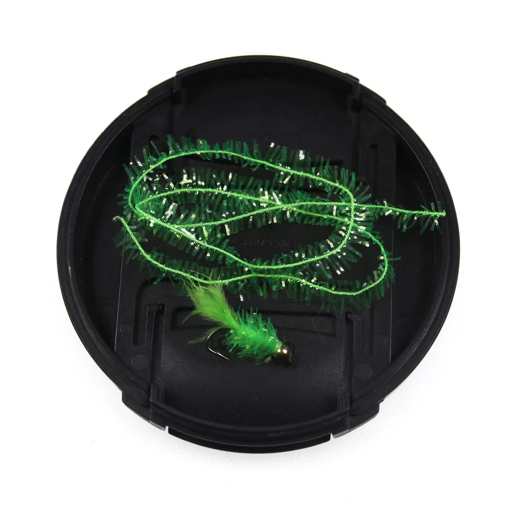 Wifero 1PC Fly Tying Material Ice Chenille 12 Color for Crappie and Panfish jigs Fly Streamers Nmyph Body Woolly Bugger Salmon