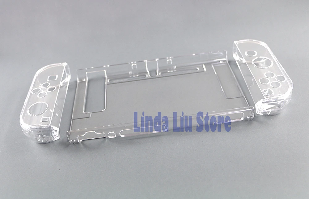 10 ชิ้น/ล็อต Controller ใสสําหรับคอนโซล Nintendo Switch จอยสติ๊กพร้อมแพ็คเกจ