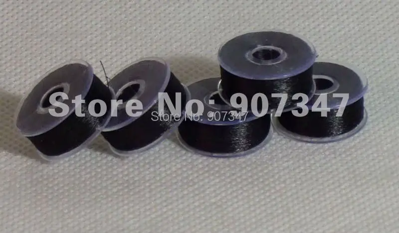 

L sided prewound bobbins for brother and babylock embroidery machine, black color 1gross