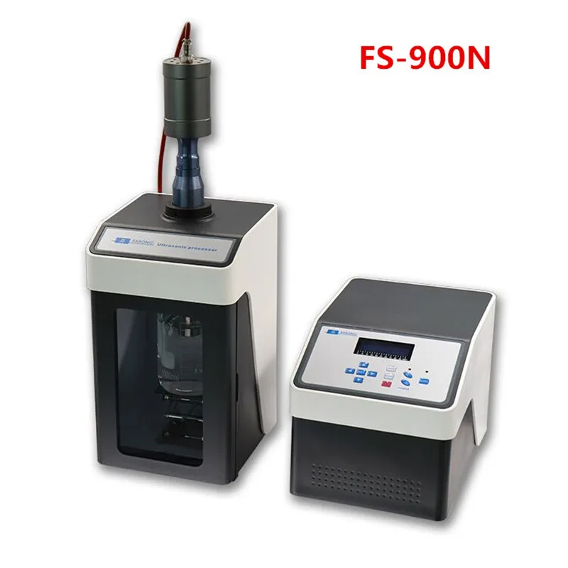 900 W Ultrasonic Homogenizer Sonicator Processor Ultrasonicator Cell Disruptor Mixer CE ISO 20KHZ 20ml-1200ml FS-900N