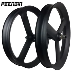 26er Snow 3 Ride Wheel Carbon Fat Bike Tri Spoke Wheelset 90x40mm Tubeless Thru Axle Hub Front 135/150mm Rear 170/177/190/197mm