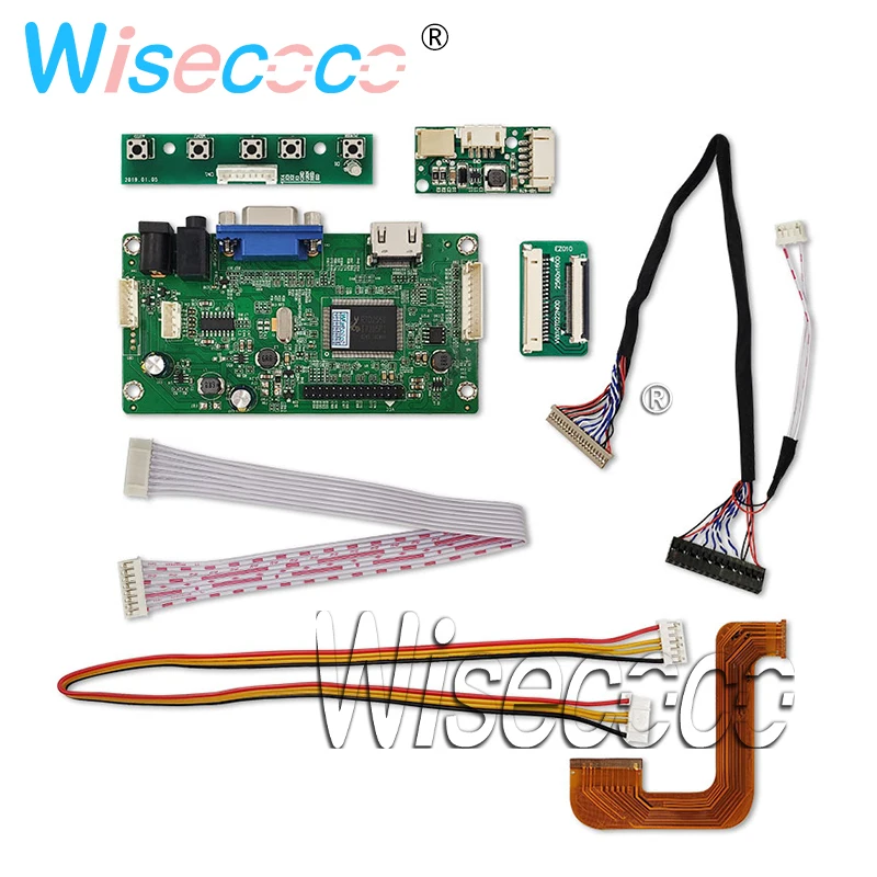 Placa de controlador de placa, 10.1 polegadas, lcd, 2560*1600 tela vga vga 51 pinos driver, tablet, pc