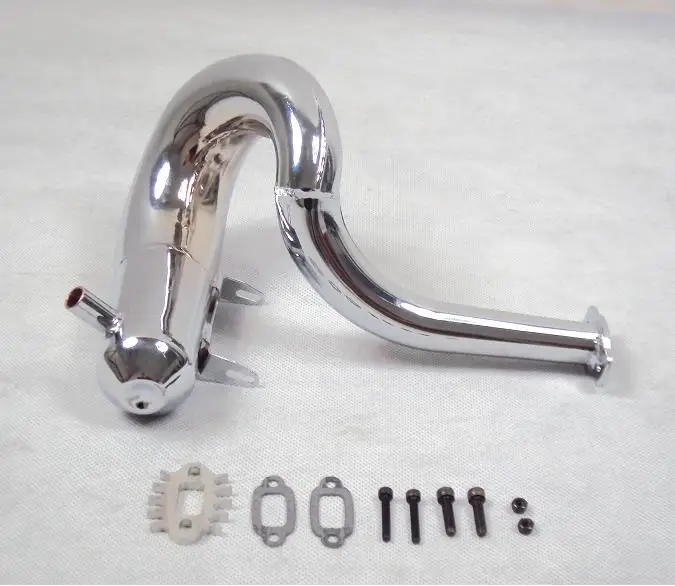 Silent person resonance violence exhaust pipe Power riser for 1/5 ROFUN KM HPI BAJA 5B 5T 5SC