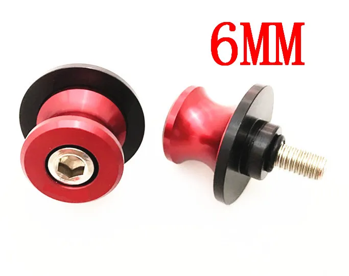 6mm Motorcycle CNC Swingarm Sliders Spools Paddock Stand Bobbins Swing Arm For Yamaha MT09 MT-09 MT 09 FJ09 FZ09 FJ 09 FZ 09