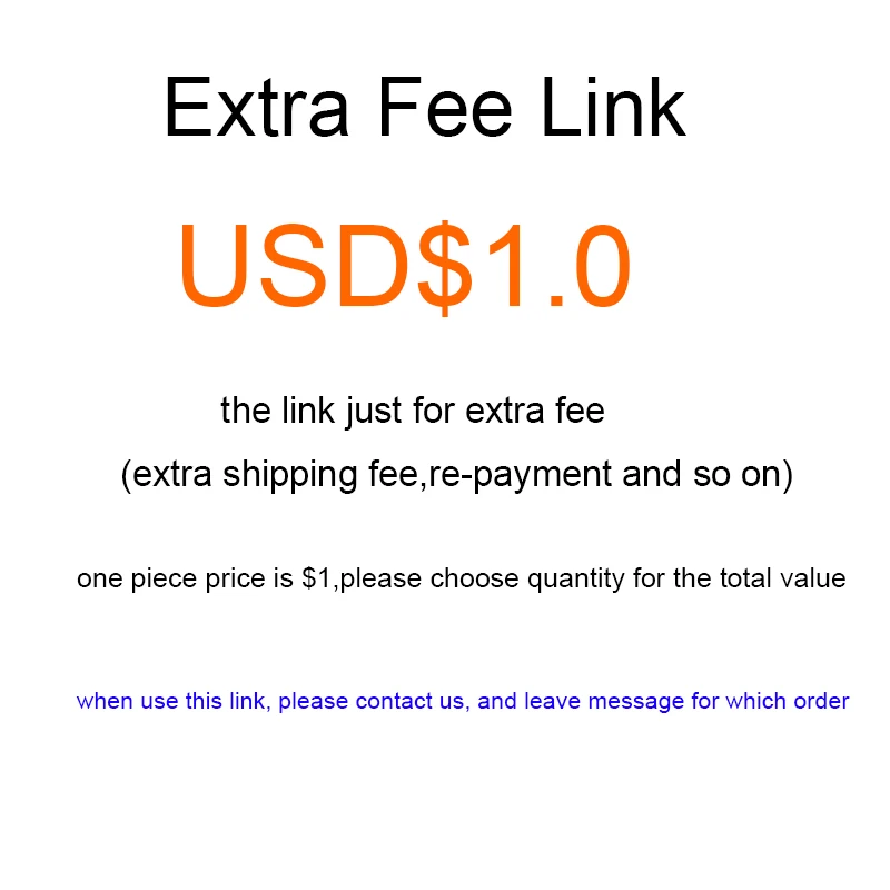 رابط لرسوم إضافية خاصة بدون منتج حقيقي ، قطعة واحدة مقابل 1 دولار أمريكي ، اختر كمية مختلفة للقيمة الإجمالي