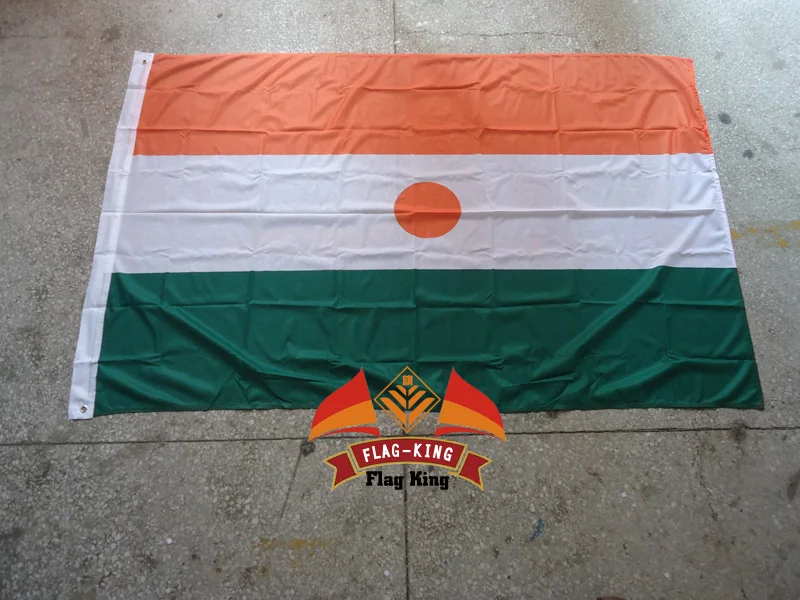 Niger national flag,100% polyster,120*180CM,Anti-UV,Digital Printing,flag king,Niger country banner