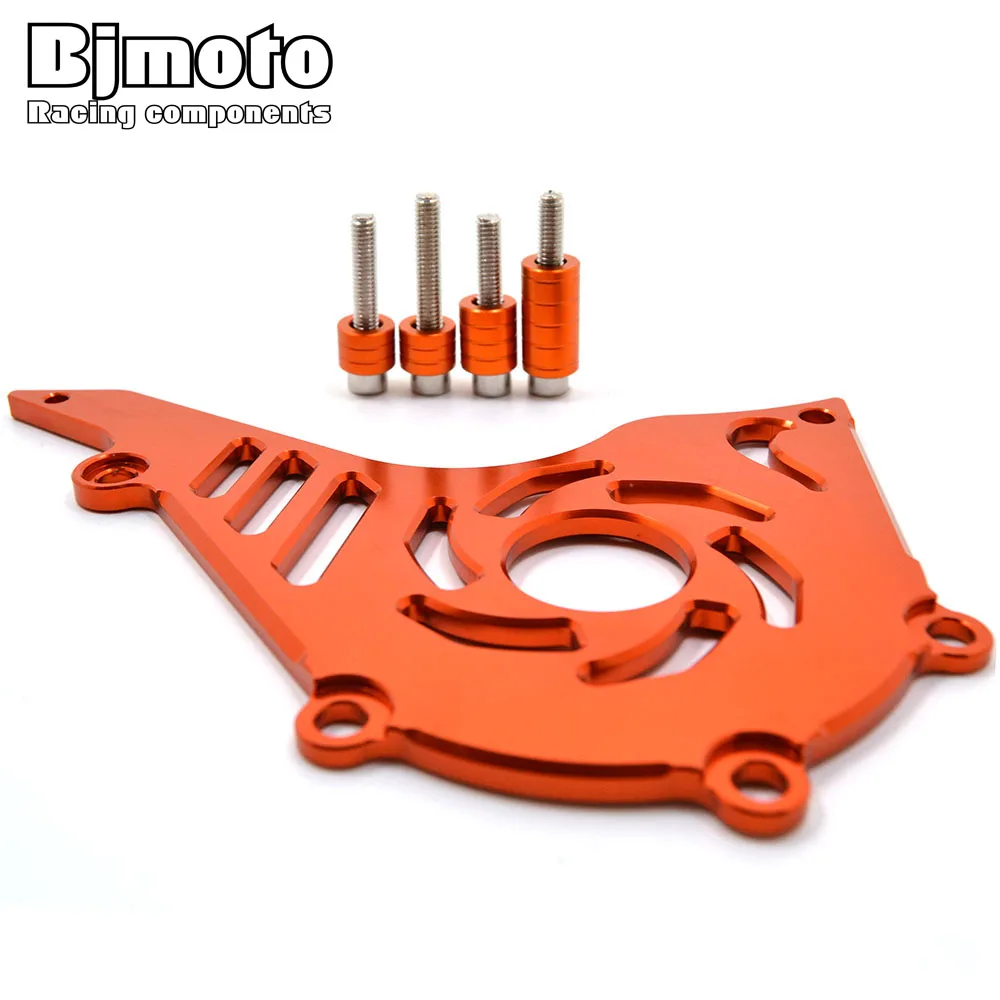 Bjmoto Motorcycle Motorbike CNC Front Sprocket Cover Engine Chain Guard Case Protection for 200 2015 2016 2017 2018 all year