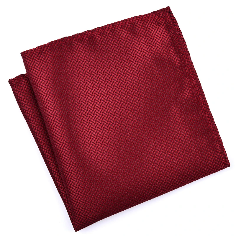 Yüksek moda cep kare ızgara mendil erkekler aksesuarları Polyester Hanky düz renk havlu mouchoir siyah beyaz 22cm * 22cm