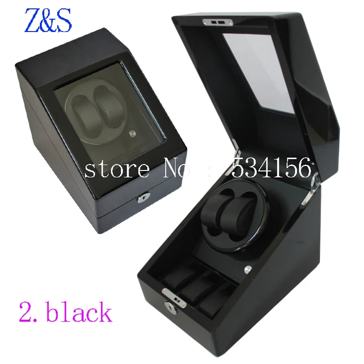 Free shipping  2014 new  luxury rotary  automatic rotating wooden watch winder display box  high gloss piano paint watch winder