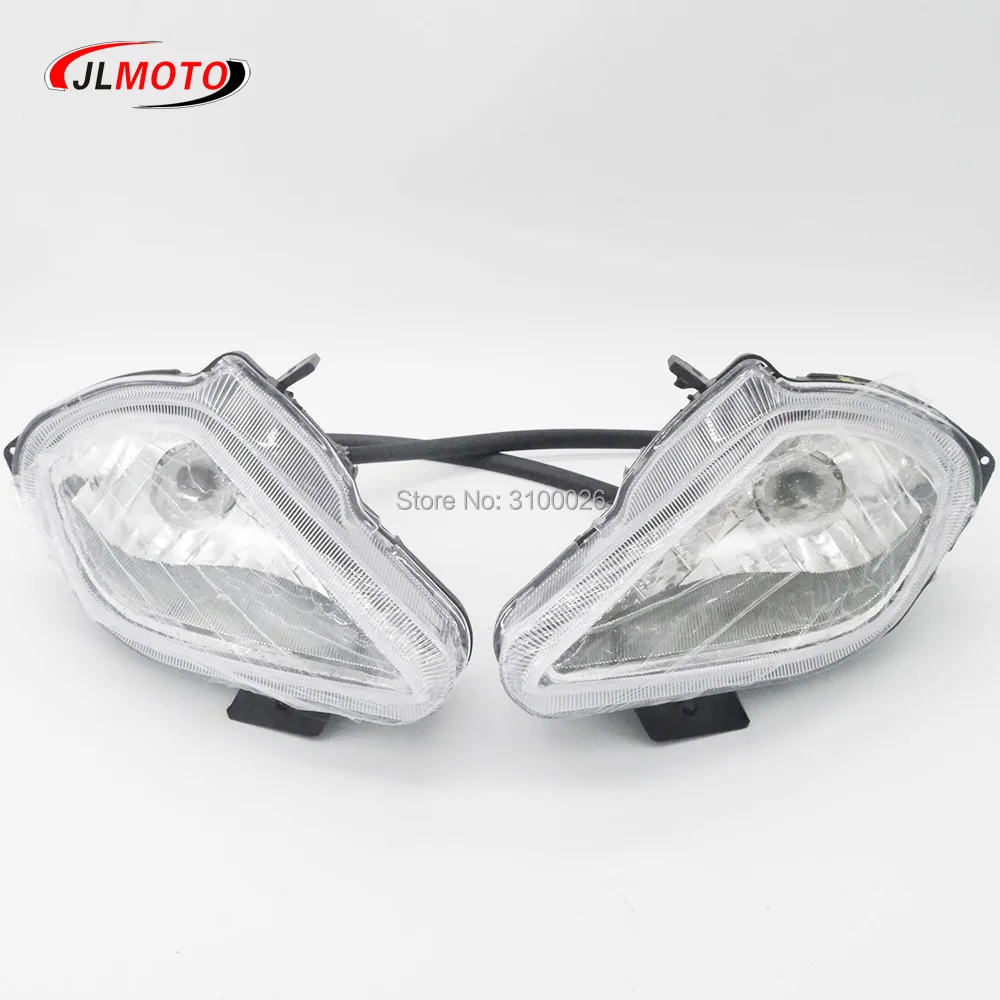 1 para/2 sztuk 12V przednie światła nadające się do Jinling Actionbikes Nirtro 150cc 200cc 250cc elektryczny Quad ATV JLA-13-09 JLA-11-09 części