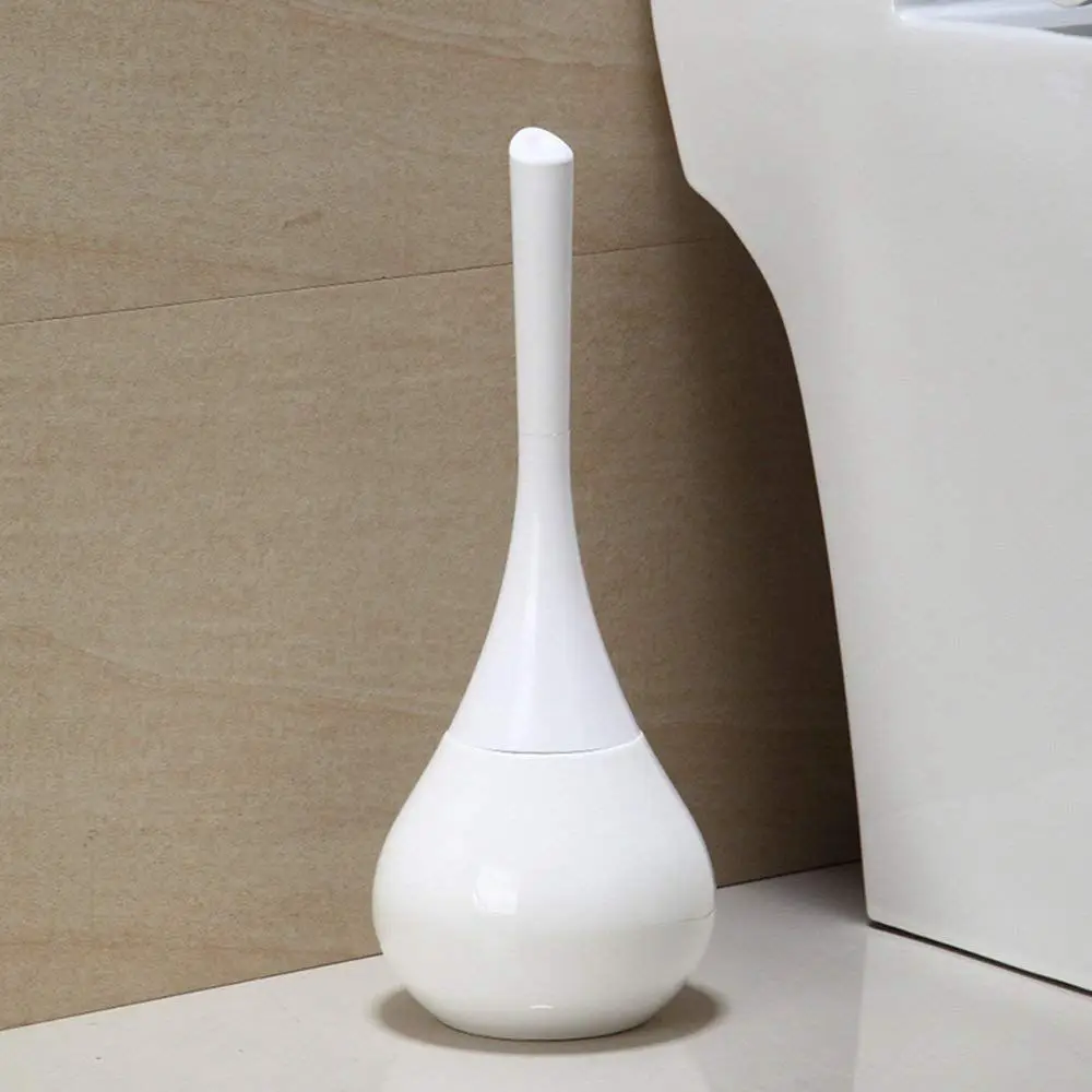 WSFS Creative European Bathroom Bathroom Toilet Brush Set 14x38cm Holder WC Brush White Toilet Brush Holder Bathroom Accessories