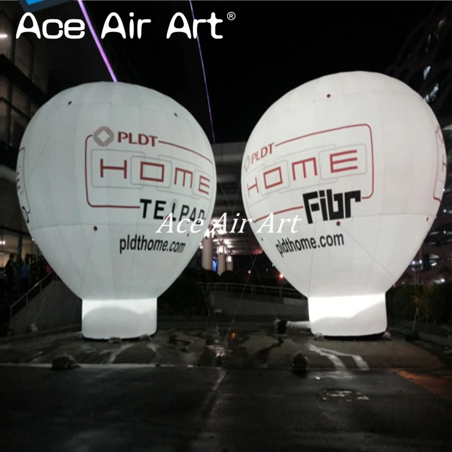 can add your text & giant night party standing inflatable balloon for event and advertising