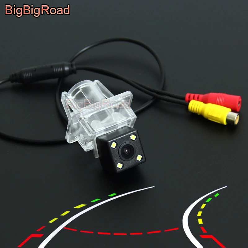 

BigBigRoad Car Intelligent Dynamic Tracks Rear View CCD Camera For Mercedes Benz E series W212 W213 W207 C207 SLK SLC Class R172