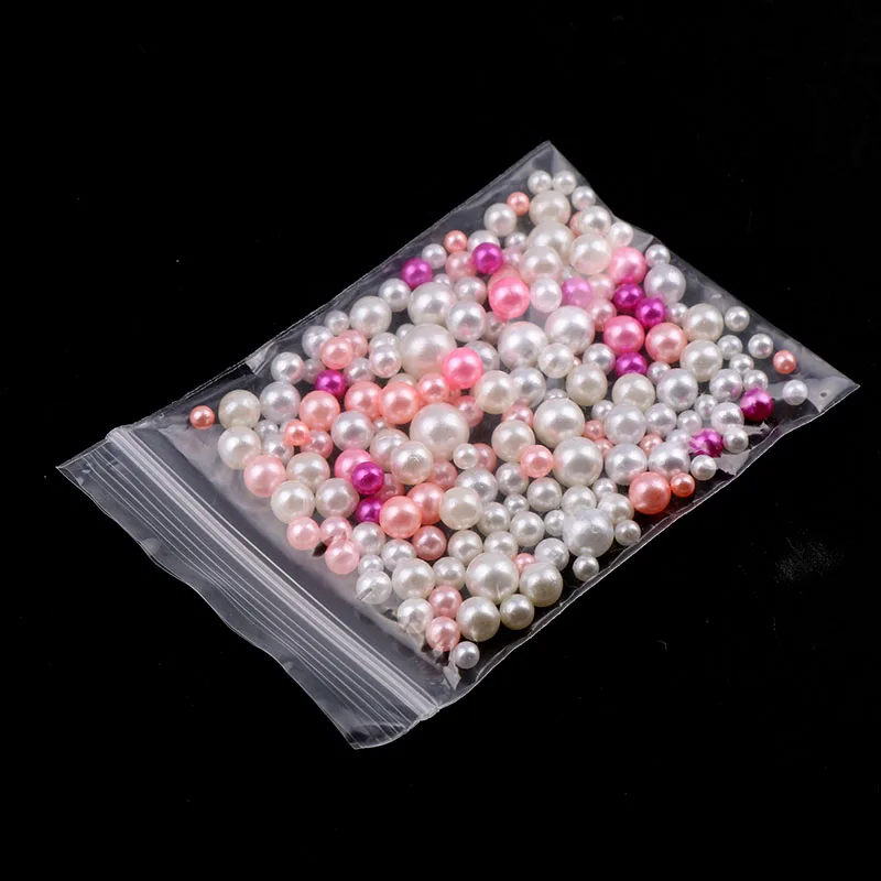 3mm-6mm bez dziur Mix kolorów okrągłe imitacje plastikowe perły dla DIY biżuteria akcesoria Hot w japonii TS3029