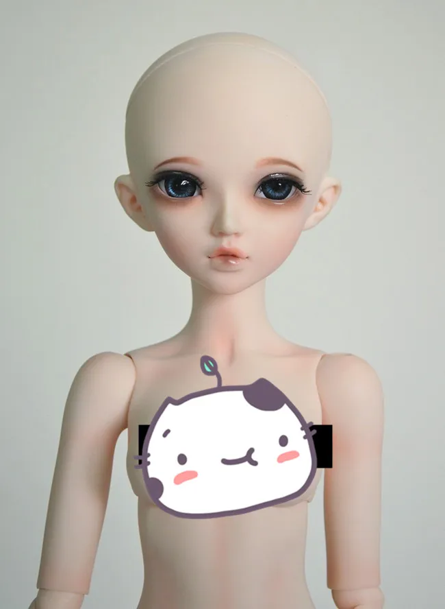 Neue bjd sd 1/4 Ellana Verbunden Weibliche Puppe Augapfel Geschenk Premium Harz Spot-Make-Up