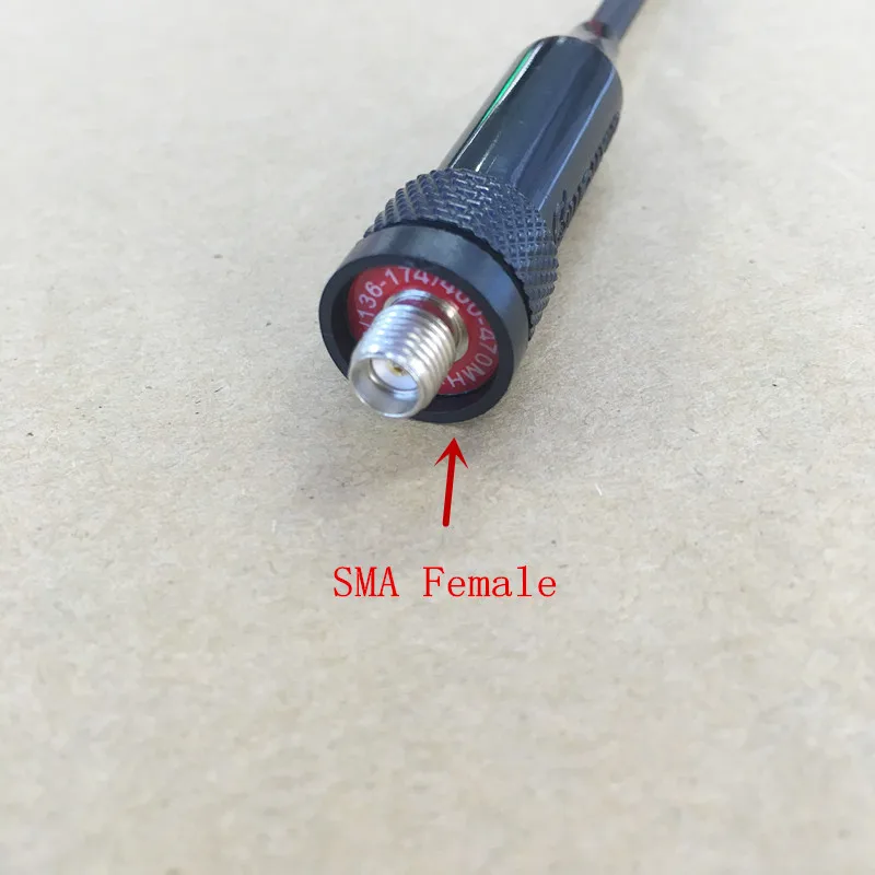 rubber UHF VHF 144/430mhz Dual Band Sma Female antenna for Wouxun KG-UVD1P walkie talkie