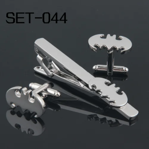 

Novelty Interesting Tie Clips & Cufflinks Set Can be mixed Free Shipping Set 044