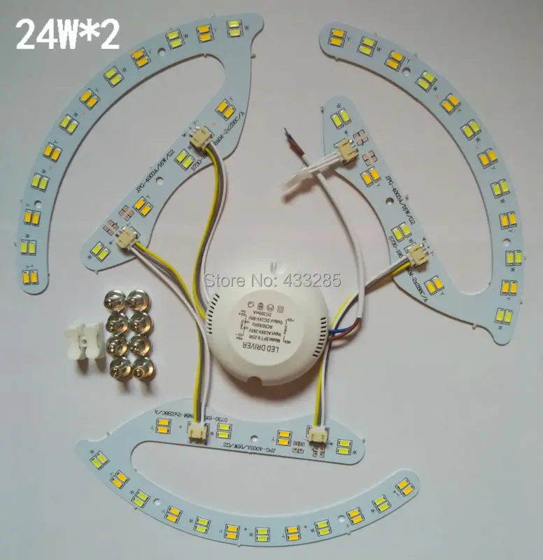 Imagem -03 - Lâmpada de Cor Dupla Led Smd5730 8w 16w 24w 32w 3000k 4000k 6000k Lâmpada de Painel de Luz de Teto Ac176264v k Magnético