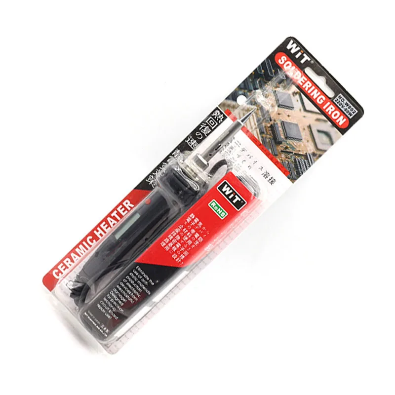 Japan WiT W802 Digital Display Adjustable Temperature Internal Heat Electric Soldering Iron Output 60W 80W 100W Input 110V 220V