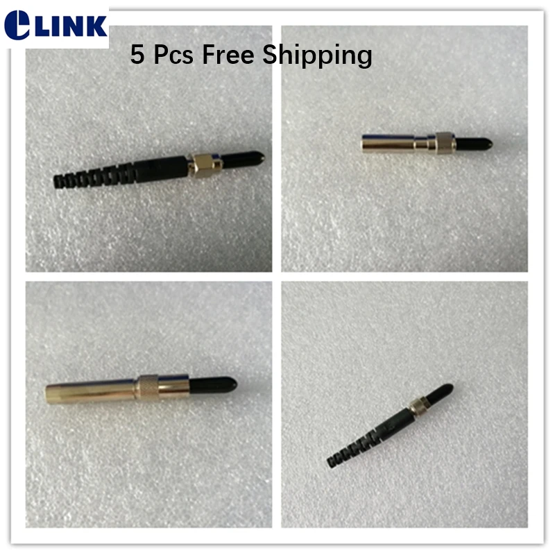 

SMA905 fiber optic connector Metal ferrule 125um FSMA905 optical fibre accessories HSMA905 FTTH parts free shipping ELINK 5 pcs