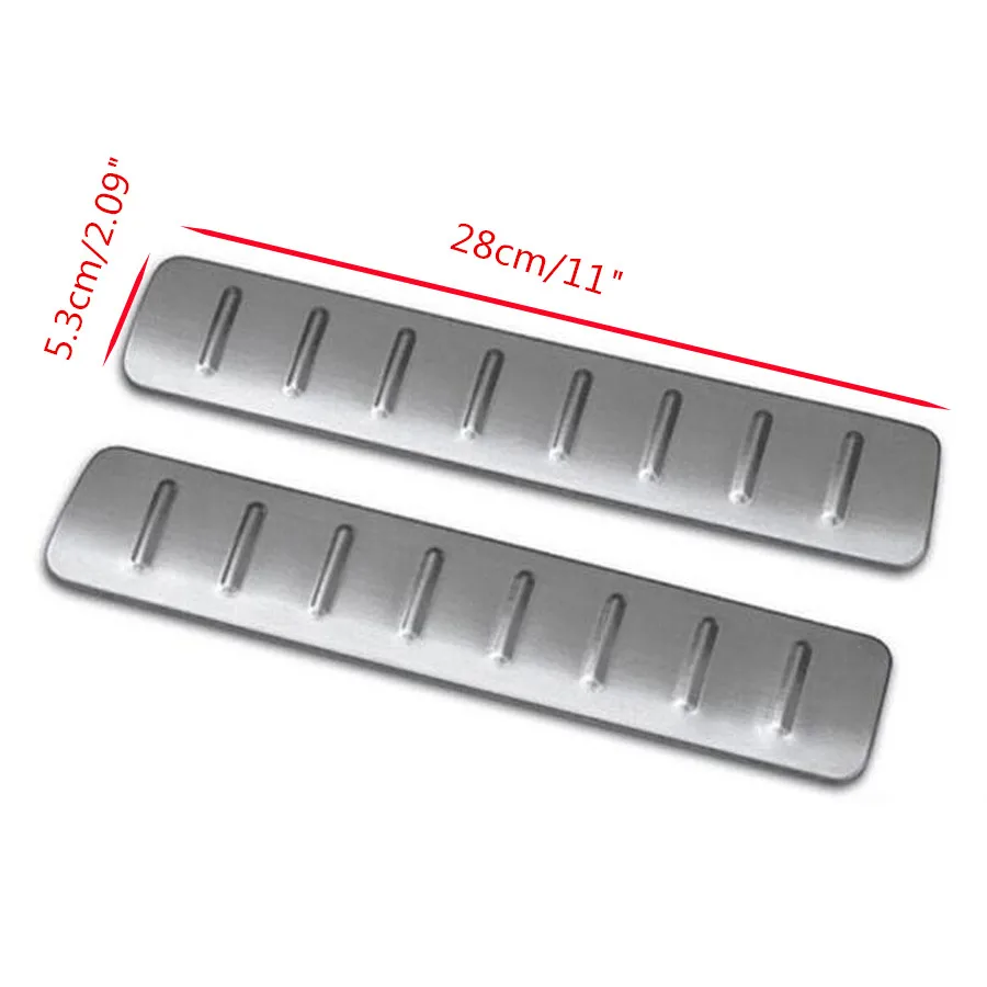 Stainless Steel Car Scuff Plate Trunk Door Sill Trim Cover Sticker For Land Rover Range Rover Evoque 2012-2015 Styling