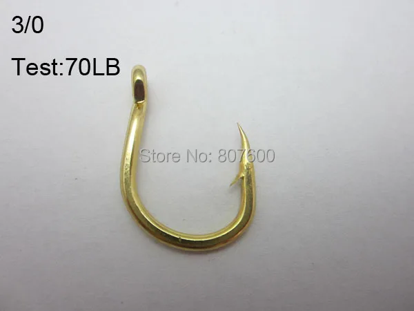 Salt Water Sea Fishing Hook For Jigging Jig Hook Size 3/0 Strength 70LB 16 Pcs/Lot