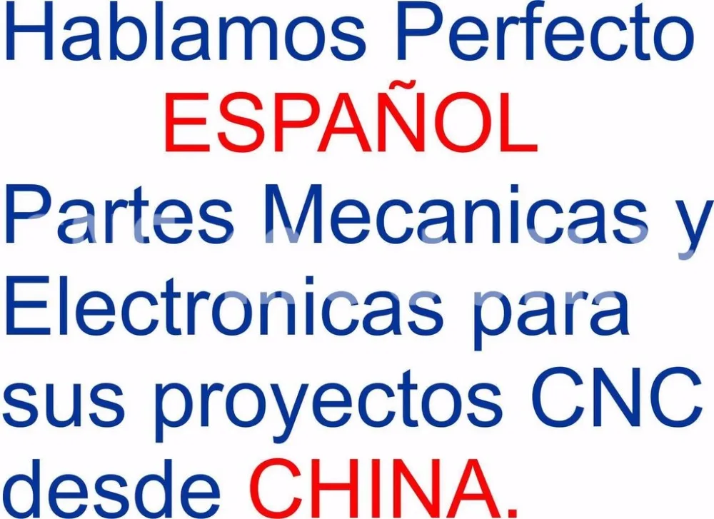 

HABLAMOS ESPANOL PERFECTO FROM CNC MODULKIT