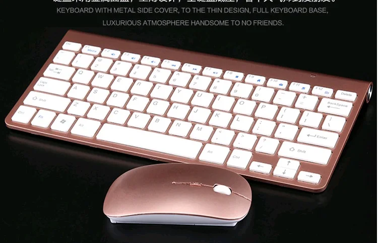 

Ultra-Thin Wireless Keyboard Mouse Combo 2.4G Wireless Mouse for Laptop Pc Win XP/7/8/10 Smart Tv Box Tablet