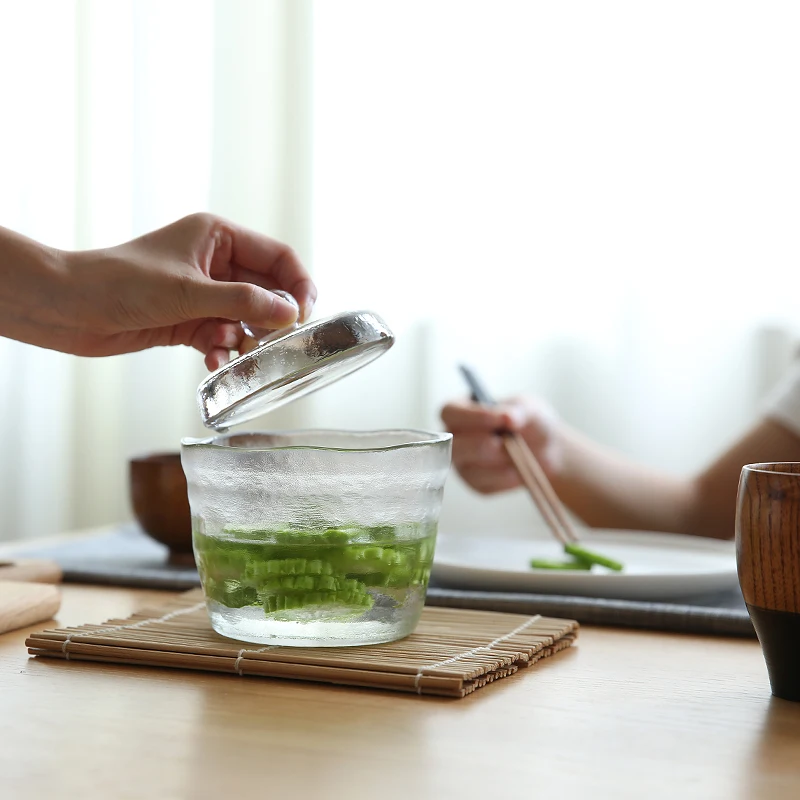 Nhật Bản Thủy Tinh Dày Món Dưa Muối Xe Tăng Hạng Nặng Dưa Muối Hũ Dưa Ternips Babbage Chai Kim Chi Lon Dưa Chuột Muối Cà Rốt, Đựng Dụng Cụ