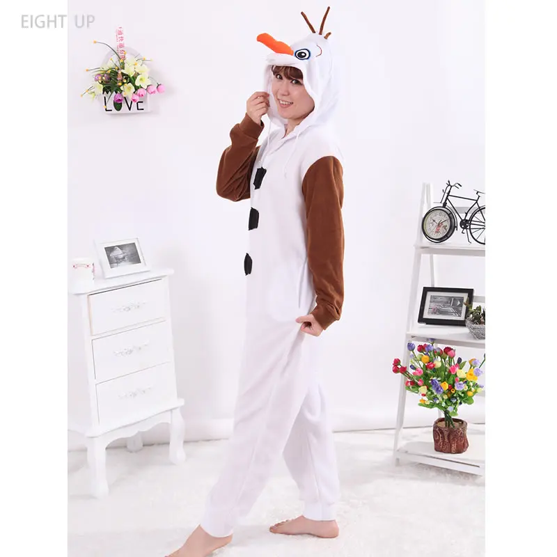 Olaf Snowbaby Onesies unisex piżama dla dorosłych kostiumy Cosplay bielizna nocna kombinezon Halloween odzież na przyjęcie bożonarodzeniowe