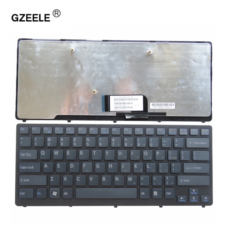 

GZEELE New Laptop keyboard for Sony Vaio VPC-CW VPC CW VPCCW CW16EC CW18FC CW26EC CW28EC CW2S3C CW2S6C black frame US english