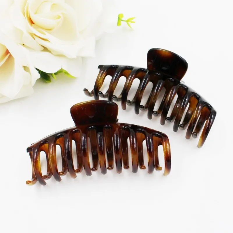 2016 New Design 2 mm Thickness Plastic Hair Clamp For Women Take Shower With Hairpin Bow Style Hair Claws  Women Hair Accessory