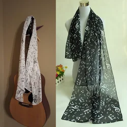 Newly ACC Shawl Wrap Women Scarf Music Note Printed Lady Chiffon Silk Scarf  Apparel & Accessories Fashion