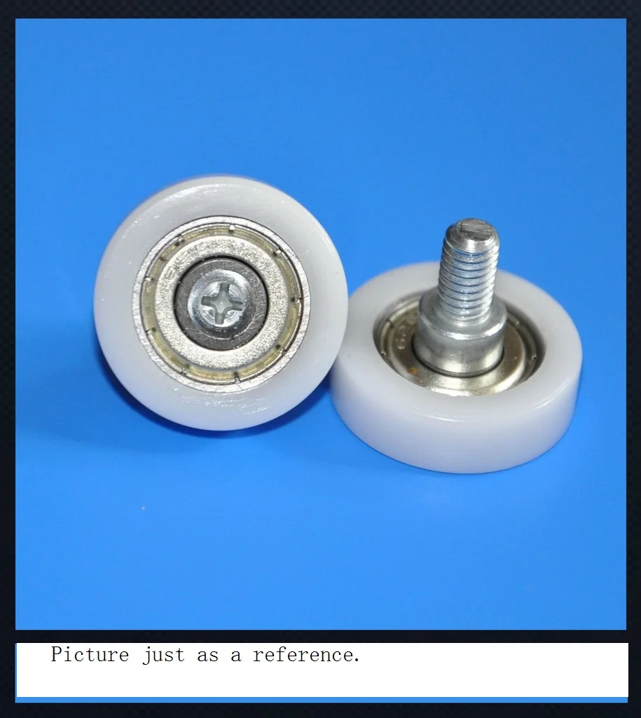 

high quality inside 626zz bearing outside polyformaldehyde(POM) Material pulley with M6 screw C6L10