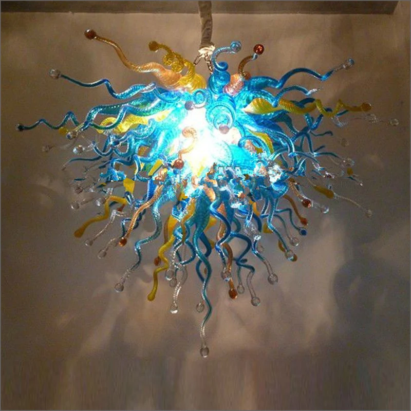 

Luxury Ceiling Chandelier Living Room Bedroom Hot Sale Hand Blown Glass Chandelier for Hotel Home