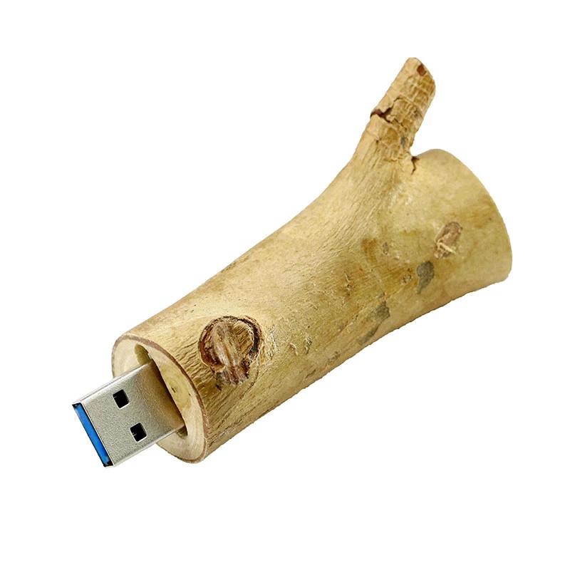 Usb 3.0!Novetly usb flash drive natural Wooden model tree branch memory stick pendrive 4GB 8GB 16GB 32G thumb drive usb Creative