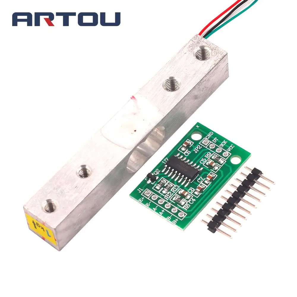 Load Cell Weight Sensor 1KG 5KG 10KG 20KG HX711 Module Electronic Scale Aluminum Alloy Weighing Pressure Sensor