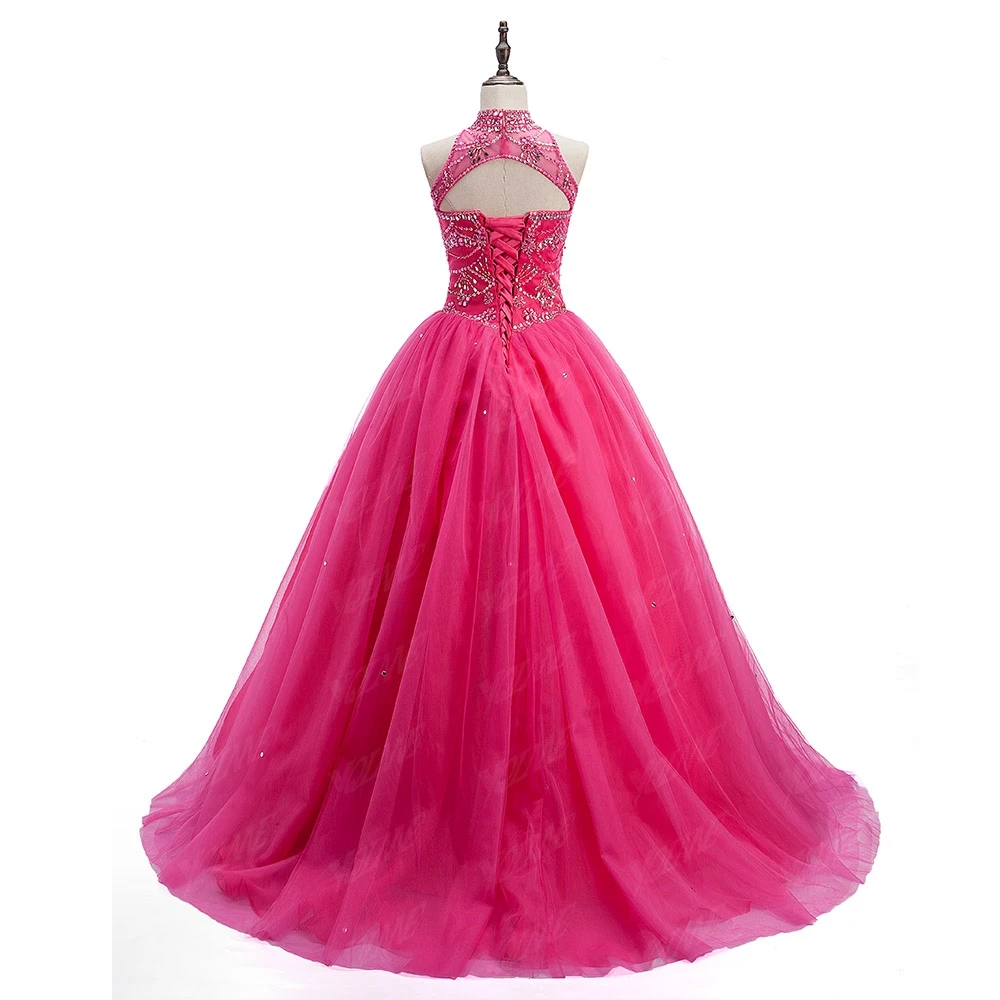 Angsbridep encantador strass doce 15 vestidos de quinceanera, vestidos sensuais de tule, vestidos depuradores formais customizados, 2021