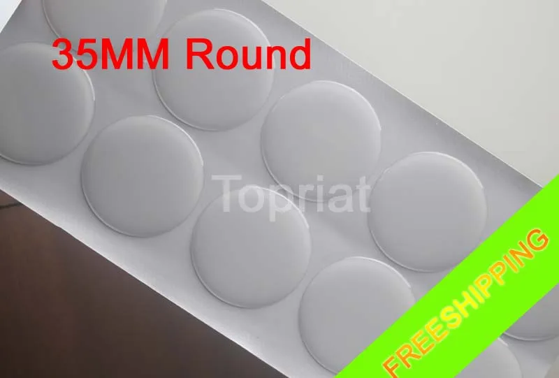 35mm Round Epoxy Stickers Clean And Clear Non-Yellowing 3D Dome DIY Jewelry Making Accessories