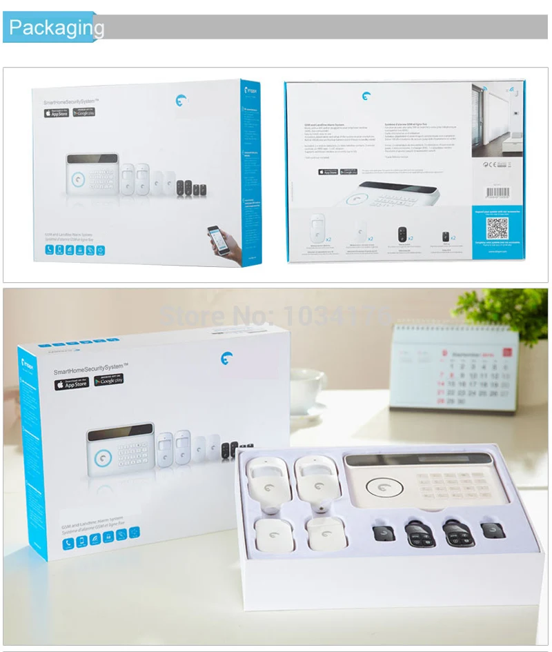 Etiger S4-Plus Wifi Smart Alarm GSM Alarm Smart Home Alarm System Control by Tuya Smart App