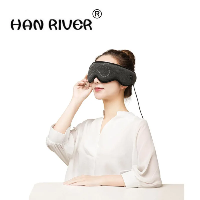 

HANRIVER Hot compress blindfold usb heating heating steam to alleviate eye fatigue 3 d large shading sleep mask