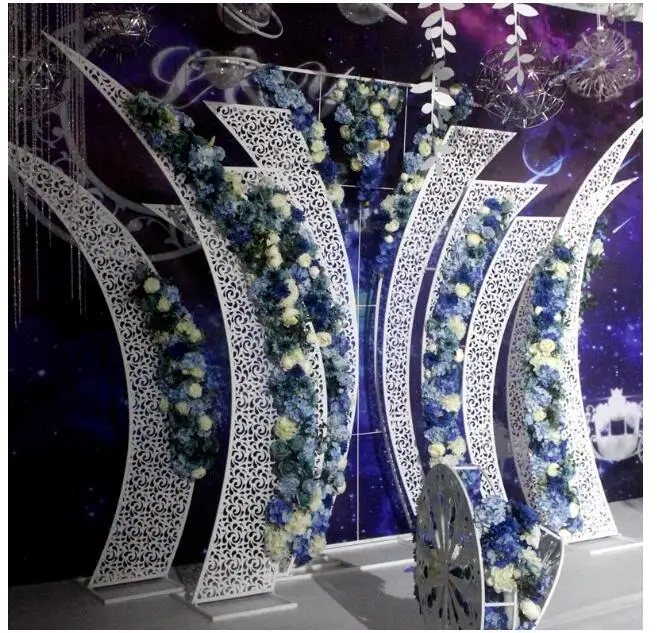 New tie yi screen arch wedding props main stage background props flying wedding decoration props.