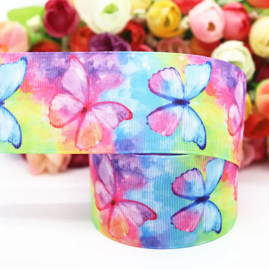 10 Yards Blumen-/Kuchenmuster-Grosgrainband 1,5" 38MM für Haarschleifen, DIY-Bastelarbeiten, handgefertigte Accessoires M19042402 – Detail 10
