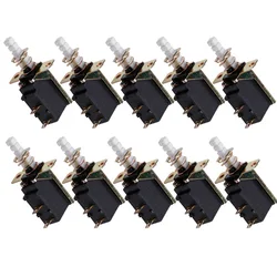 10 Pcs/Set  AC 250V 2A/8A Latching SPST Push Button Power 2Pin Switch SW-3 Switches