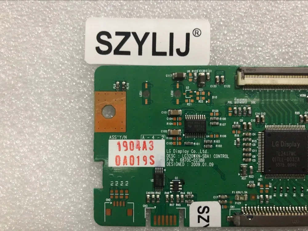 power board for SZYLIJ   100% original logic board LC320WXN screen LC320WXN-SBA1 6870C-0238B/A LT32810U