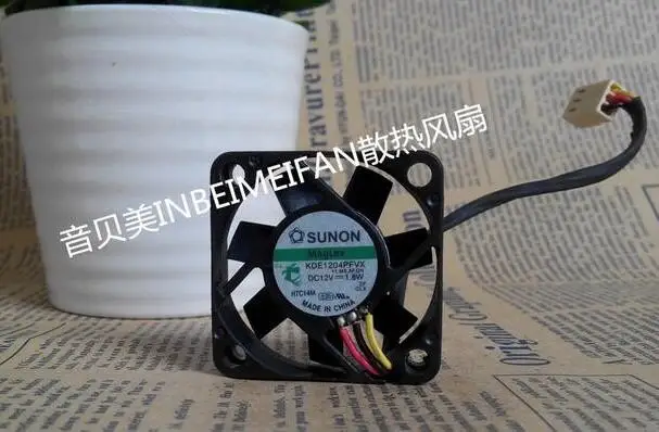 SUNON/ to build a 4010 fan 12V 1.8W 40*40*10 KDE1204PFVX switch with 3 lines