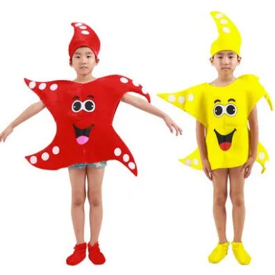 sea star costume for children ocean animal costumes lovely performance costumes kids festival dance costumes halloween cosplay