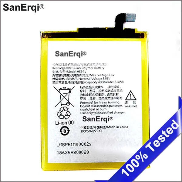 4000mAh Cell Phone Battery HE341 For Nokia TA-1029 Replacement Li-ion Batteries SanErqi