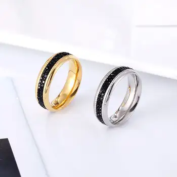 טבעת קרמיקה זירקון יוקרתית 6 מ 8 best sales זירקון שחור - №7