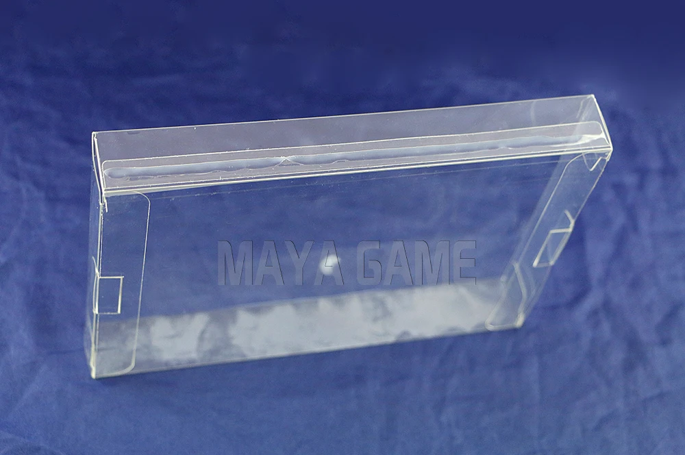 1 قطعة لصناديق ألعاب نينتندو شفافة 8 بت لصندوق ألعاب NES ألعاب CIB حافظة حماية بلاستيكية للحيوانات الأليفة لـ NES